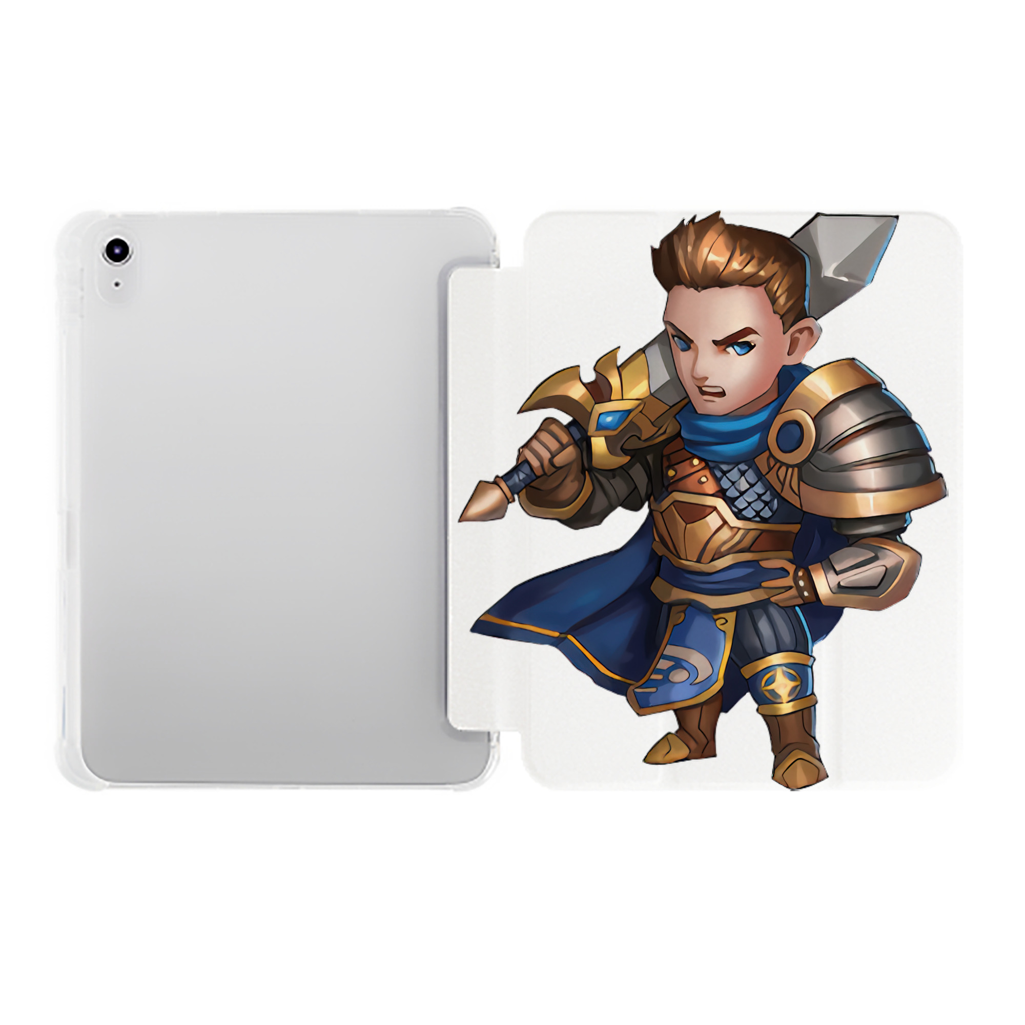 （画像用） リーグ・オブ・レジェンド League of Legends LOL IPad ケース ペン収納付き 三つ折りスタンド PUレザー×シリコン 対応機種9.5/10.5/10.9インチ